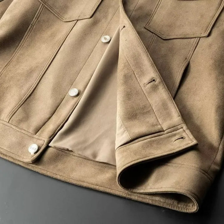 Kurtka z zamszu Harrington