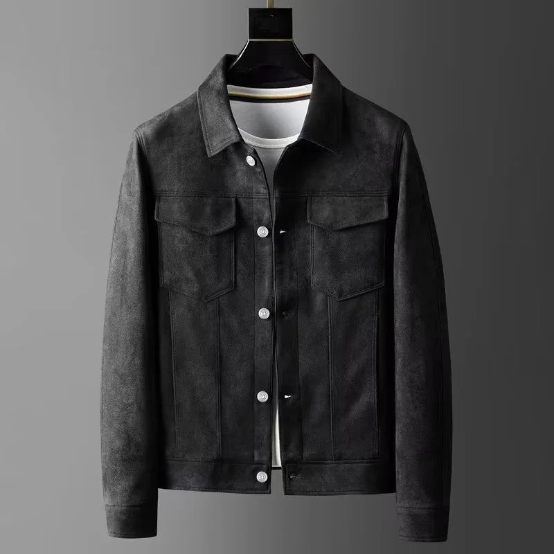 Kurtka z zamszu Harrington