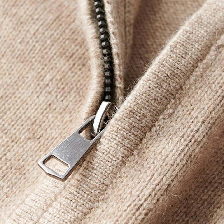 Vida - Elegancki Zippowany Sweatshirt