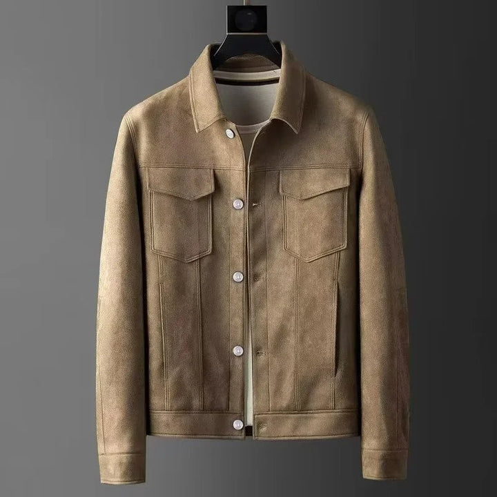 Kurtka z zamszu Harrington