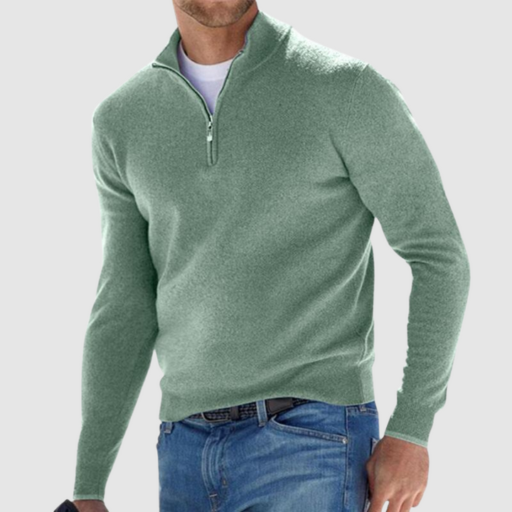 Vida - Elegancki Zippowany Sweatshirt