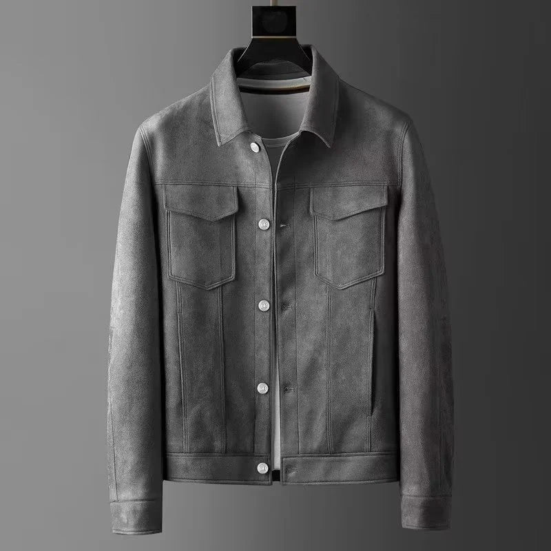 Kurtka z zamszu Harrington