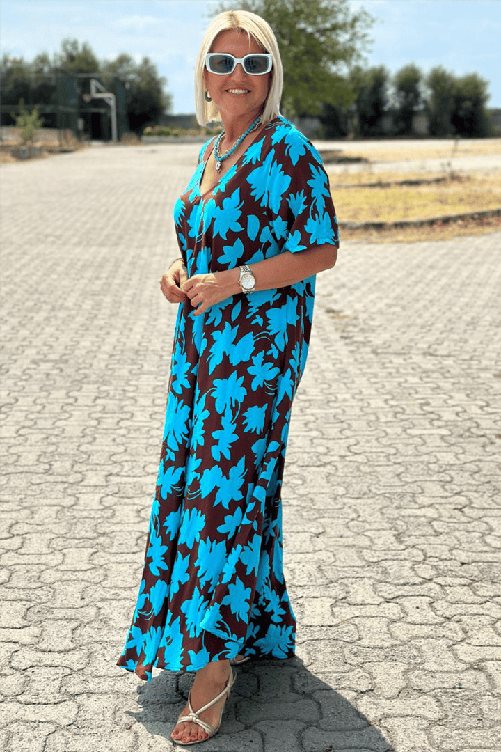 Brenda - Elegancka Luźna Sukienka