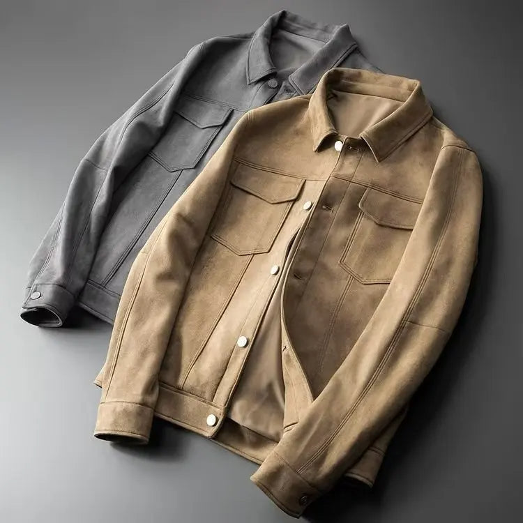 Kurtka z zamszu Harrington