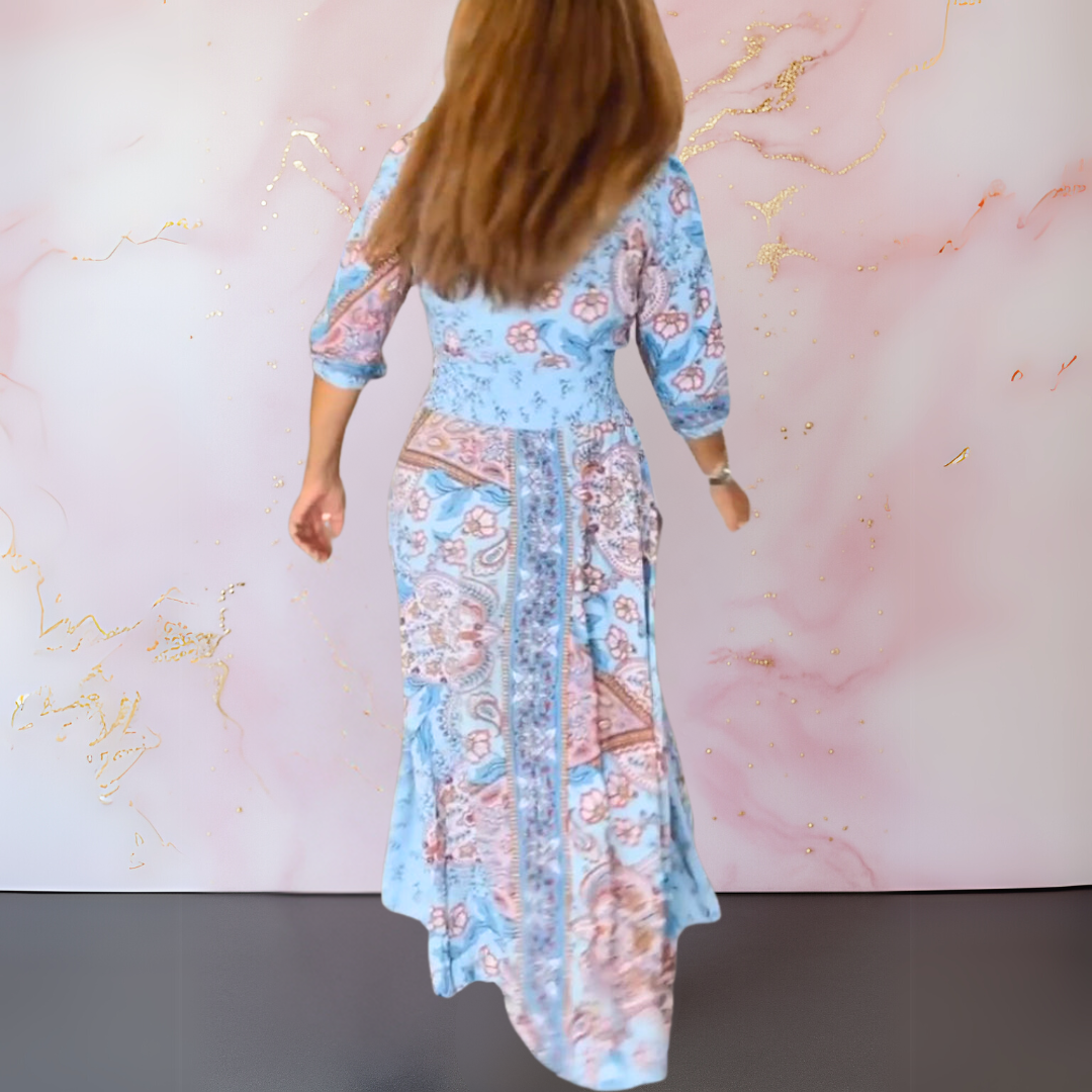 Rita - Elegancka Sukienka Maxi na Lato