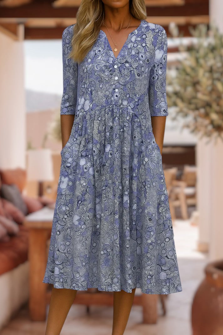 Lucille - Elegancka Luźna Sukienka