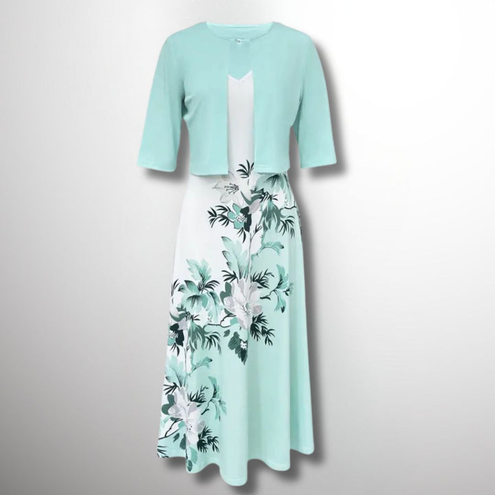 Elaina - Elegancka Sukienka Dwuczęściowa