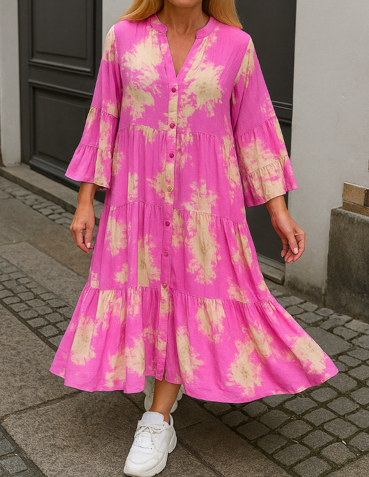Carina - Elegancka Wiosenna Sukienka
