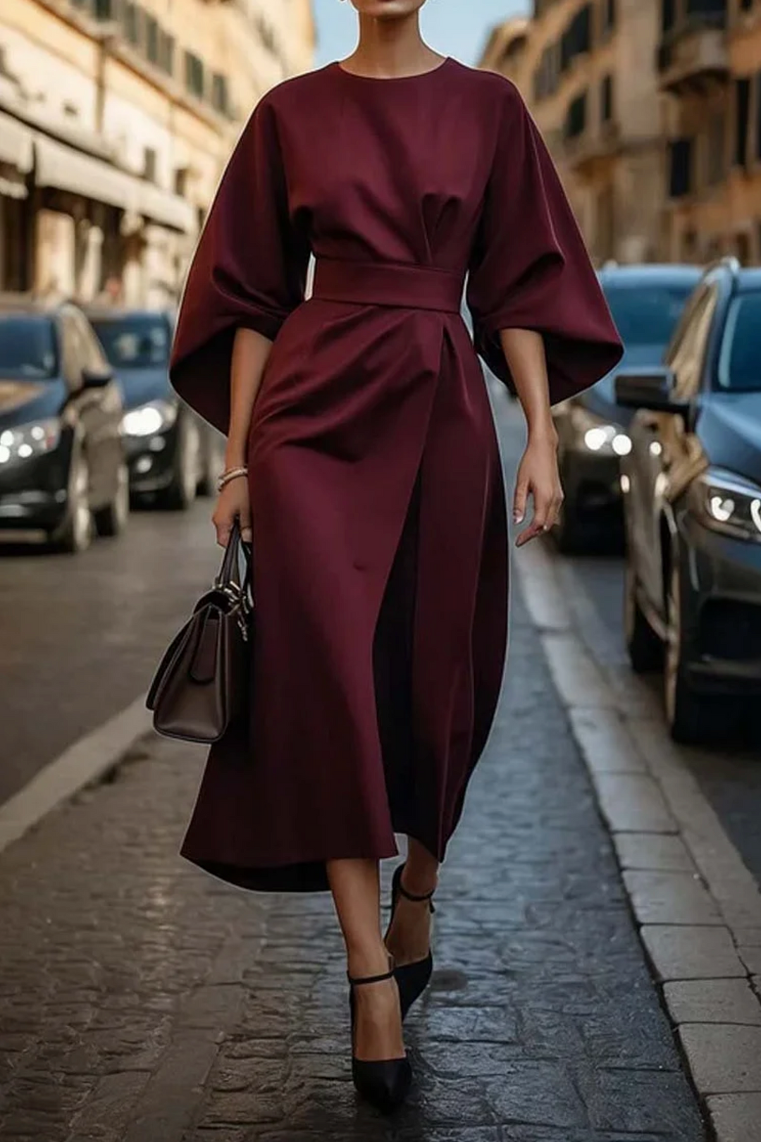 Muse - Elegancka Minimalistyczna Sukienka