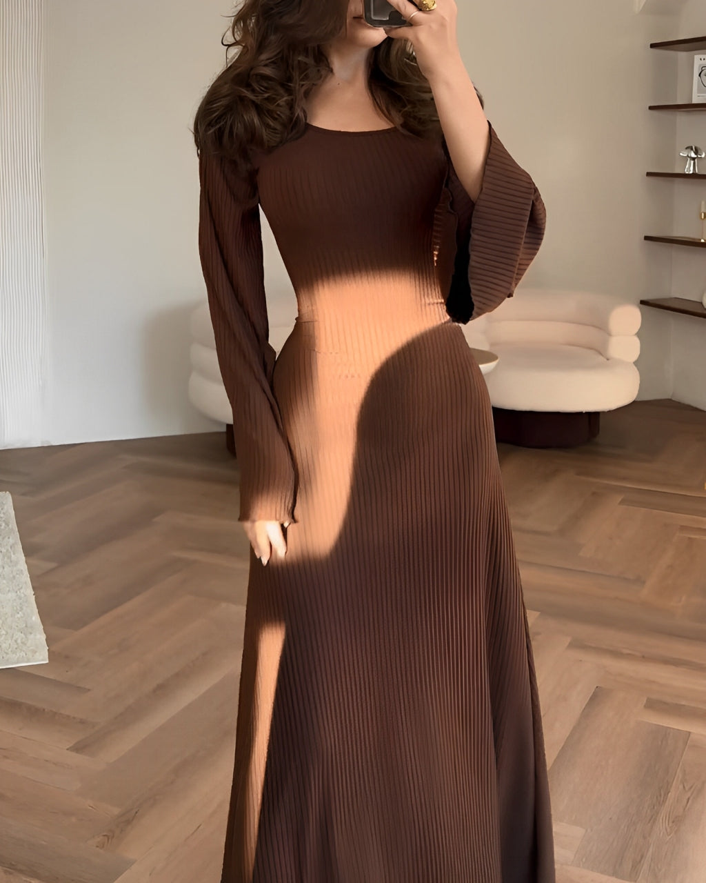Gabriella - Elegancka Długa Sukienka
