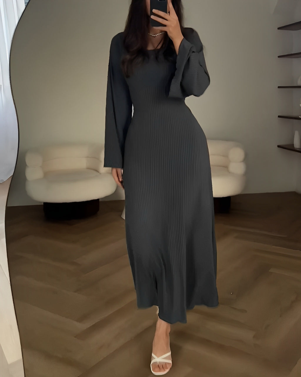 Gabriella - Elegancka Długa Sukienka