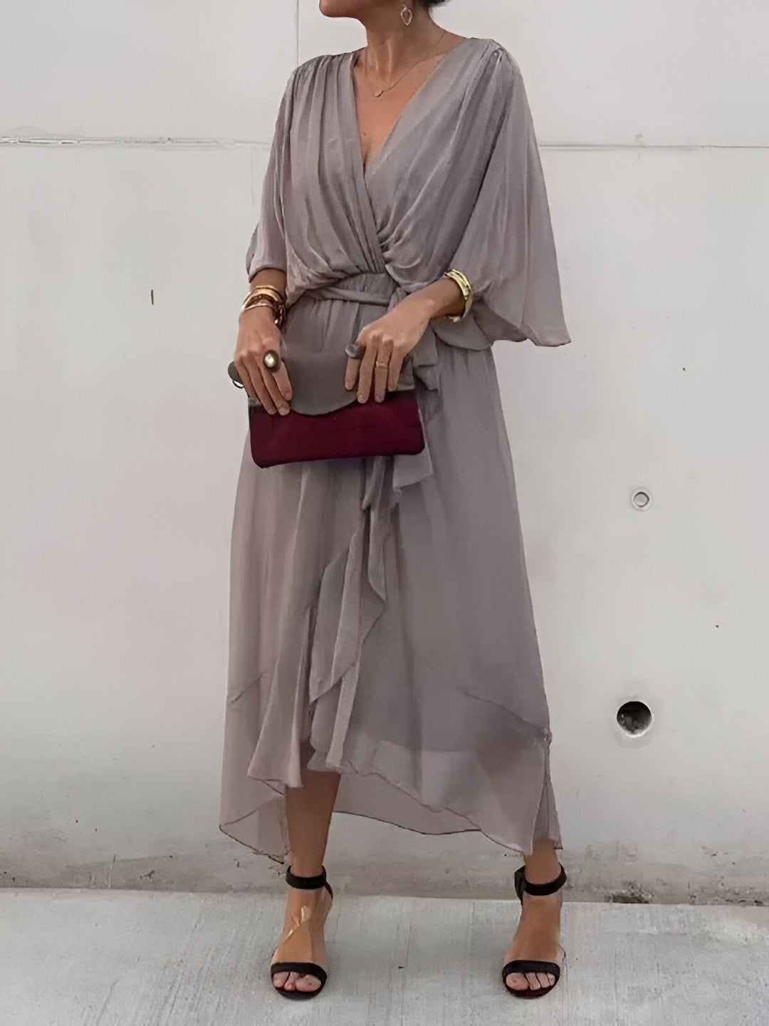 Monica - Elegancka Sukienka Wiskozowa