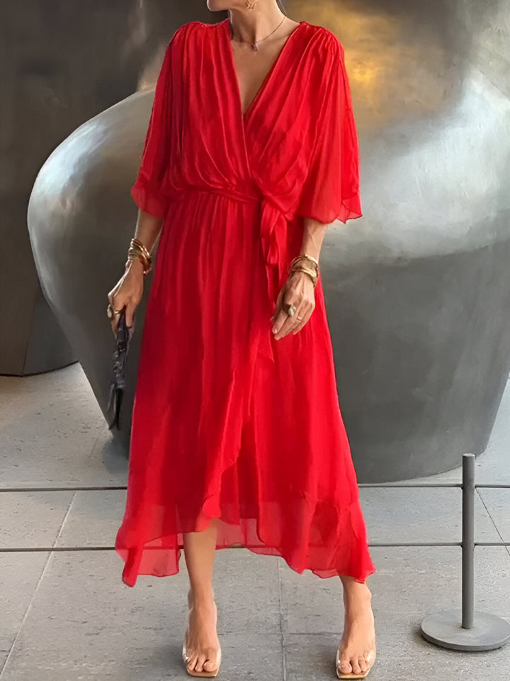 Monica - Elegancka Sukienka Wiskozowa