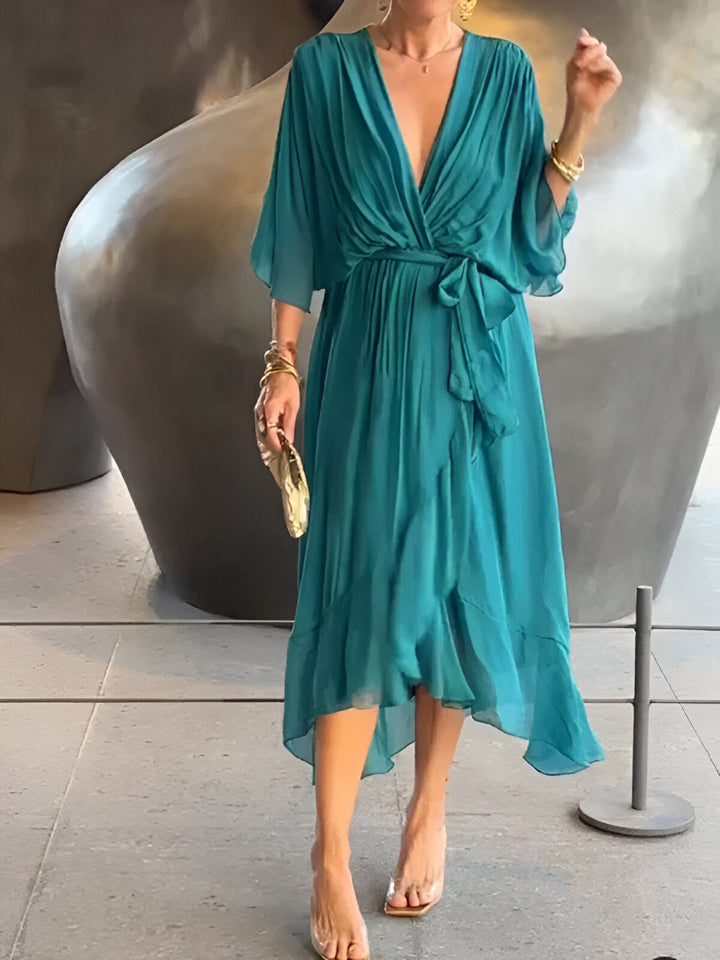 Monica - Elegancka Sukienka Wiskozowa